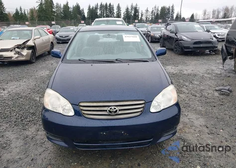 2003 Toyota Corolla Le from USA, damaged, VIN 2T1BR38E73C152707